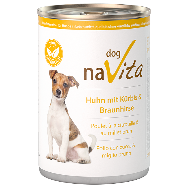 Huhn mit Kürbis & Braunhirse 400g